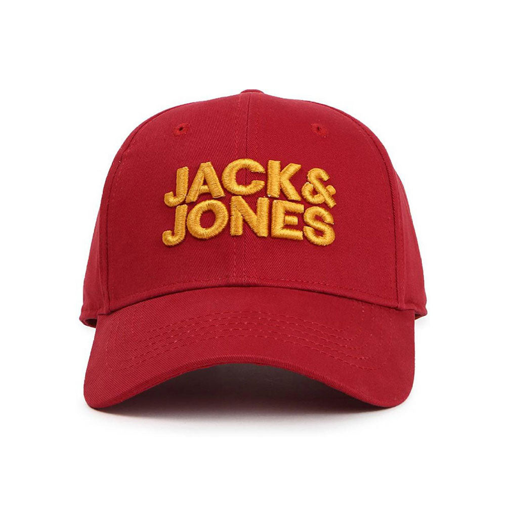 Jack & Jones Men Green & Yellow Embroidered Cap
