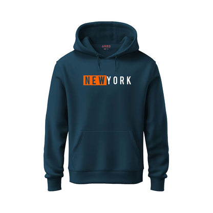 ADRO Men Print Regular Fit Hoodie For Men