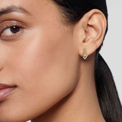 22 KT The Aderrig Yellow Gold Drop Earrings