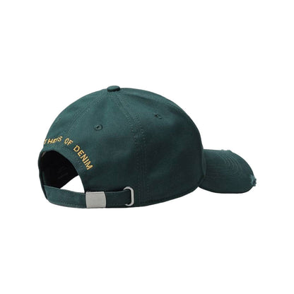 Jack & Jones Men Green & Yellow Embroidered Cap