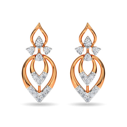 22 KT The Aderrig Yellow Gold Drop Earrings