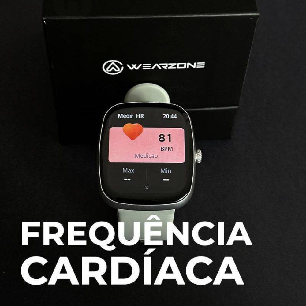 Smartwatch Easy Wearzone À Prova Dágua 1 Atm Bateria Longa