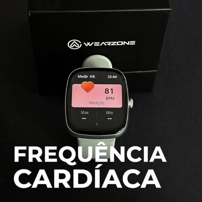 Smartwatch Easy Wearzone À Prova Dágua 1 Atm Bateria Longa