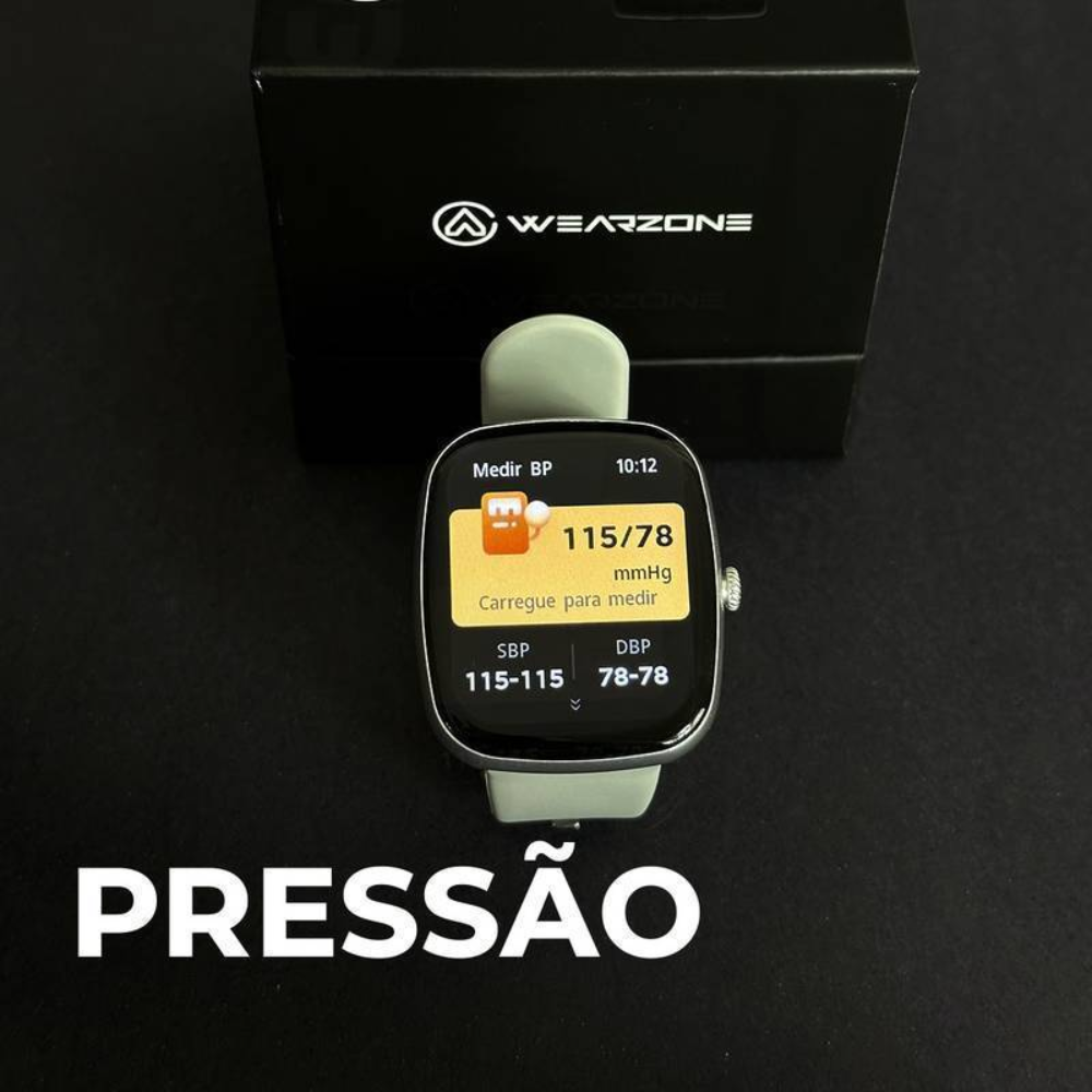 Smartwatch Easy Wearzone À Prova Dágua 1 Atm Bateria Longa