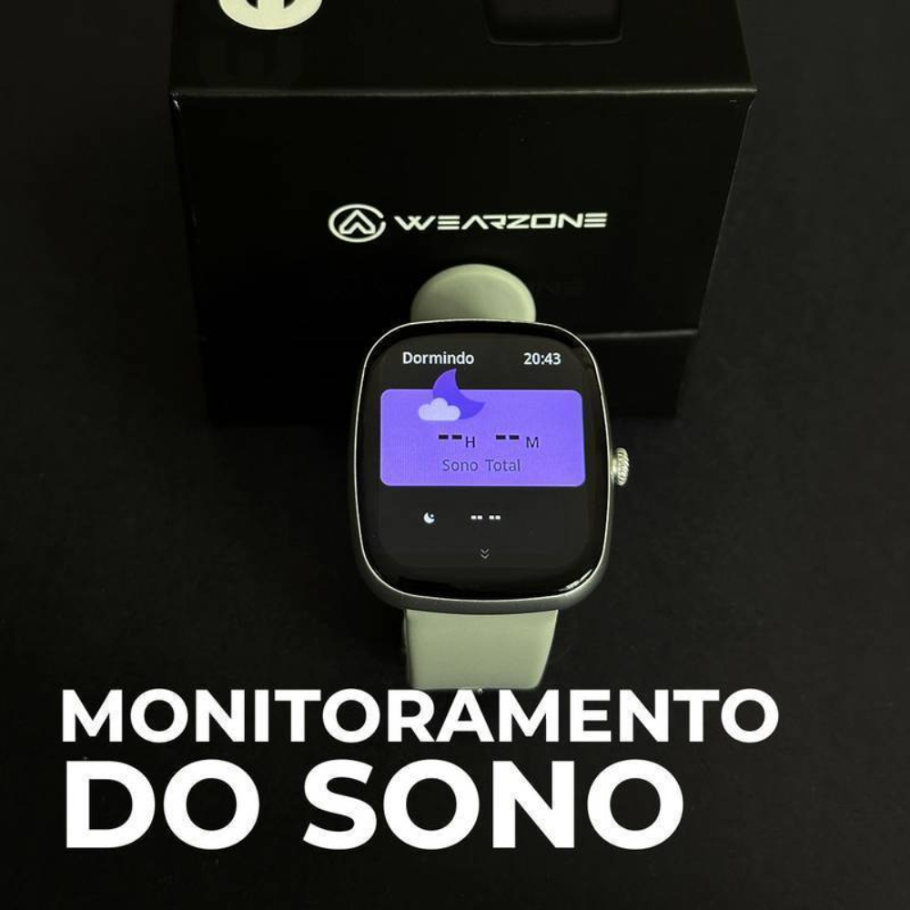 Smartwatch Easy Wearzone À Prova Dágua 1 Atm Bateria Longa