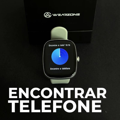 Smartwatch Easy Wearzone À Prova Dágua 1 Atm Bateria Longa