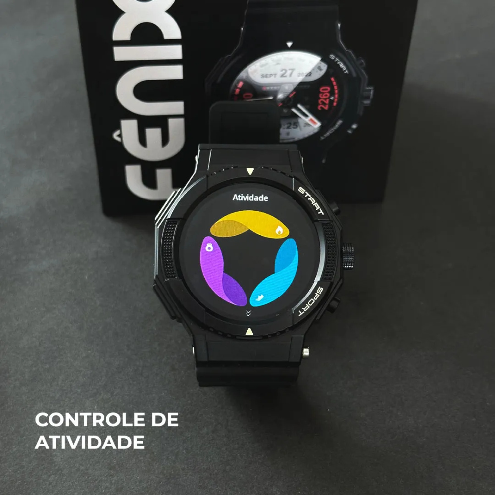 Smartwatch Fênix Wearzone | 1atm | Gps | 1.39 | 100 Modos Esporte