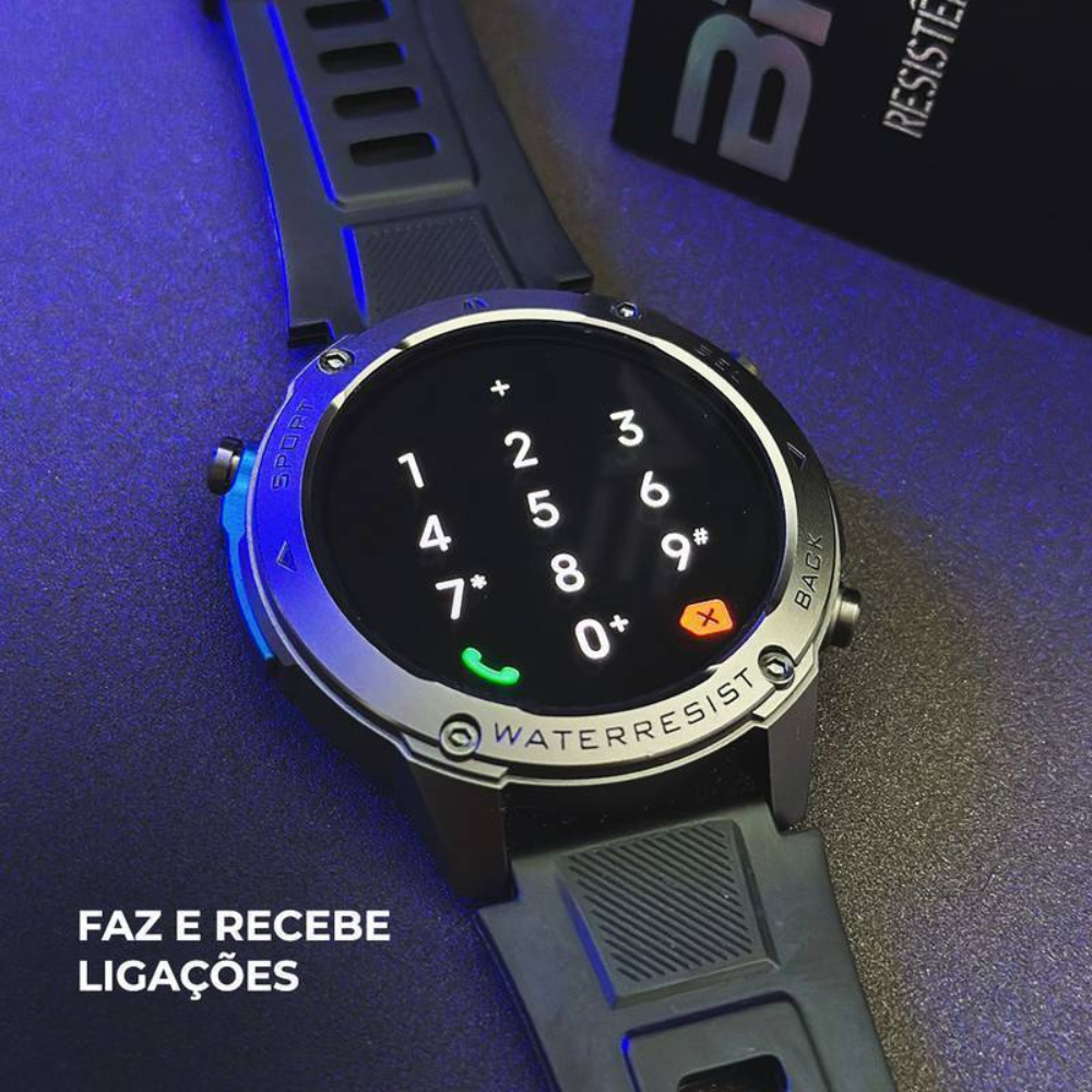 Smartwatch Brave GPS | À Prova d'água IP69k