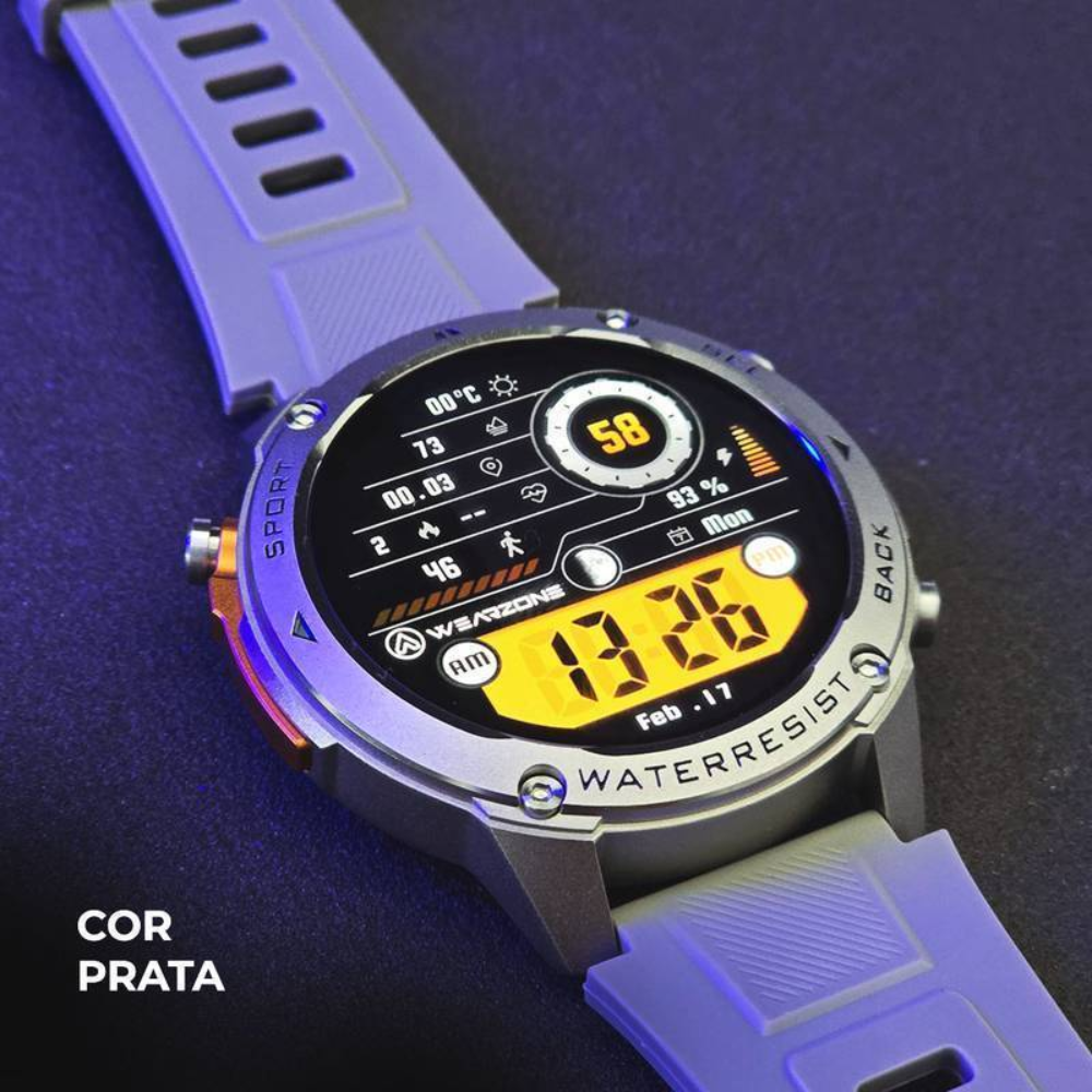 Smartwatch Brave GPS | À Prova d'água IP69k